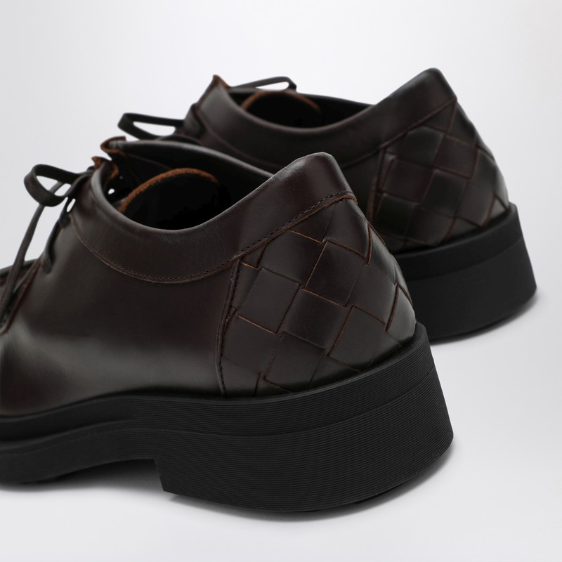 Bottega Veneta Ben Leather Shoes In Brown