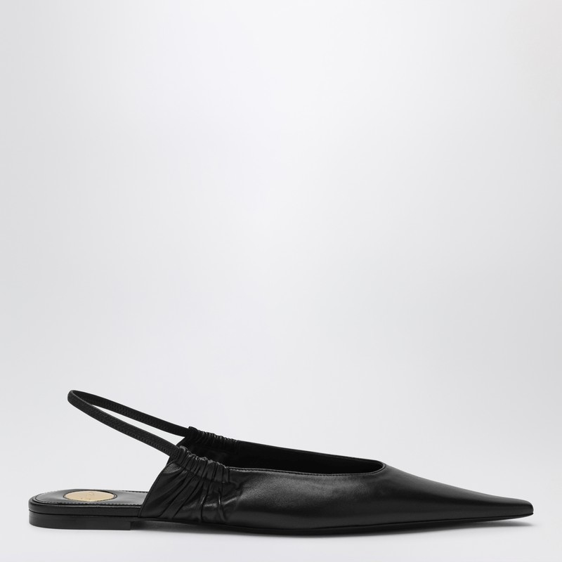 Black Anne-Marie backless ballerinas