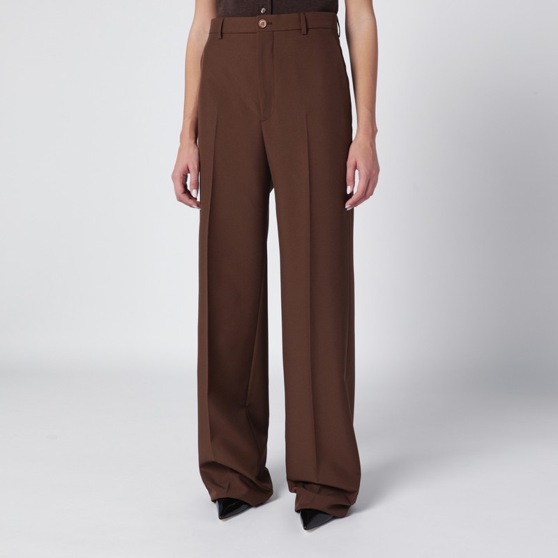 Technical panama trousers