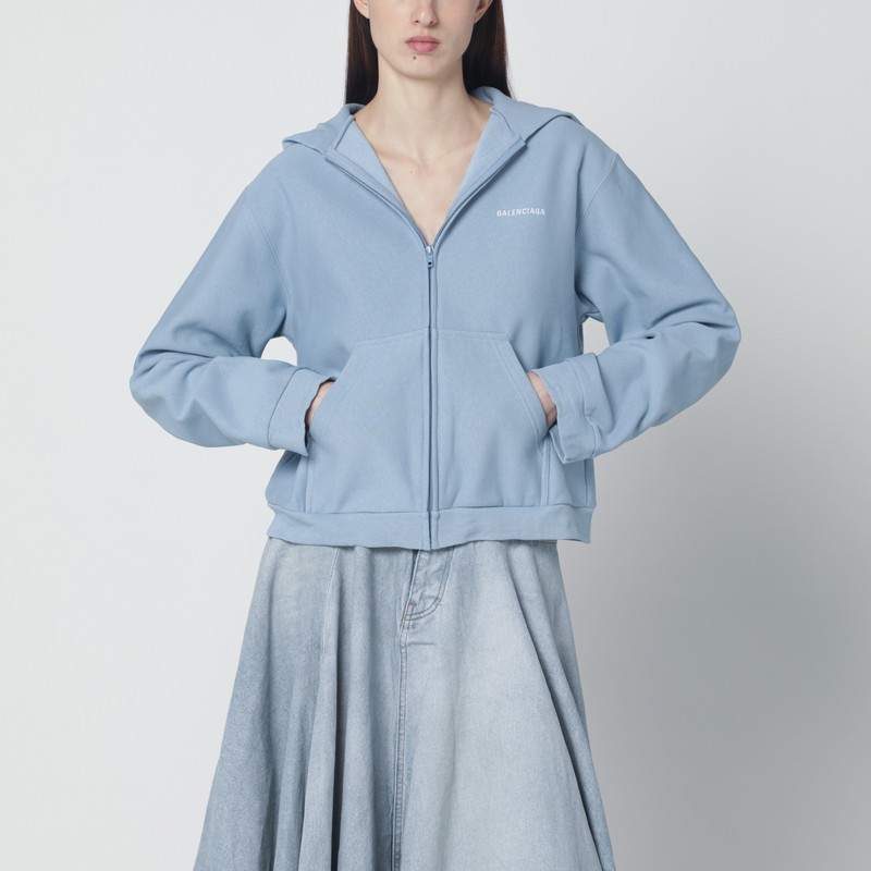 Balenciaga Back Regular Fit zip hoodie