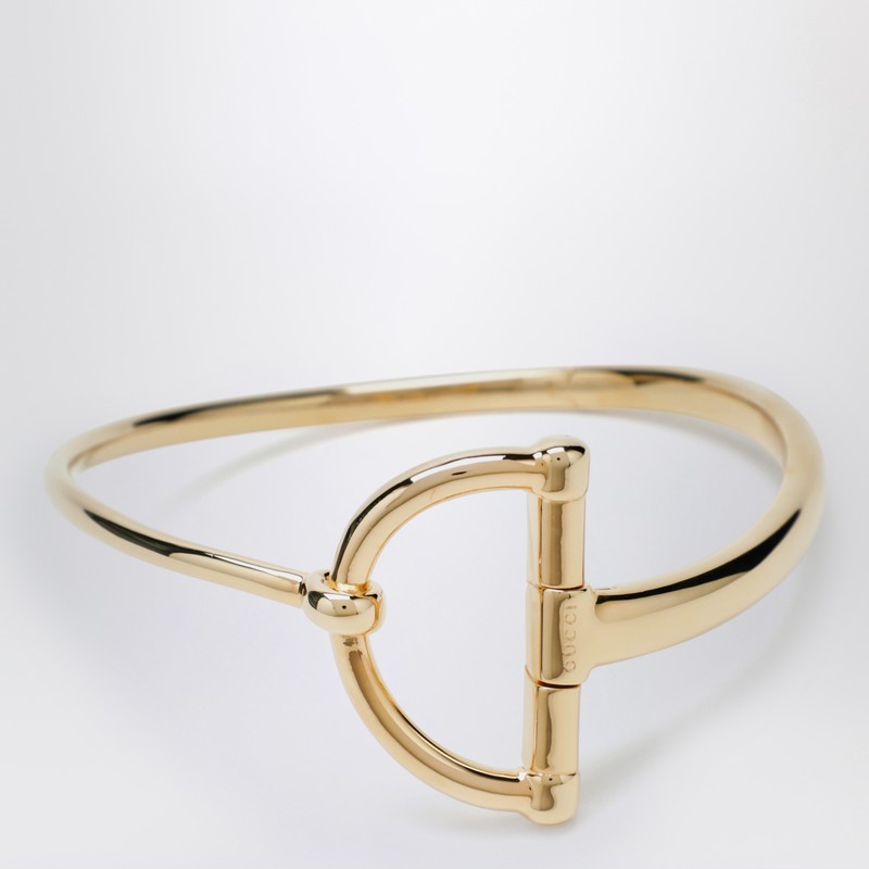 Gold necklace with half Bit