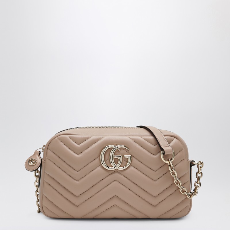 GG Marmont small Camera Bag in blush beige