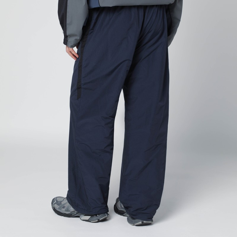 Balenciaga Reversible Jogging Trousers In Cotton Blend Men In Blue