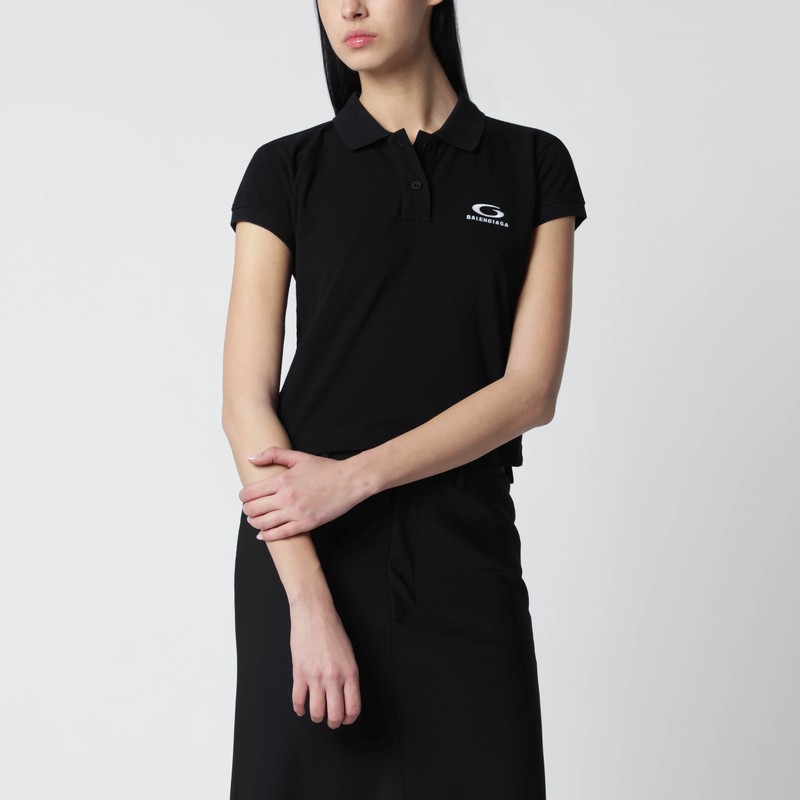 Balenciaga Black Laurel Classic Polo