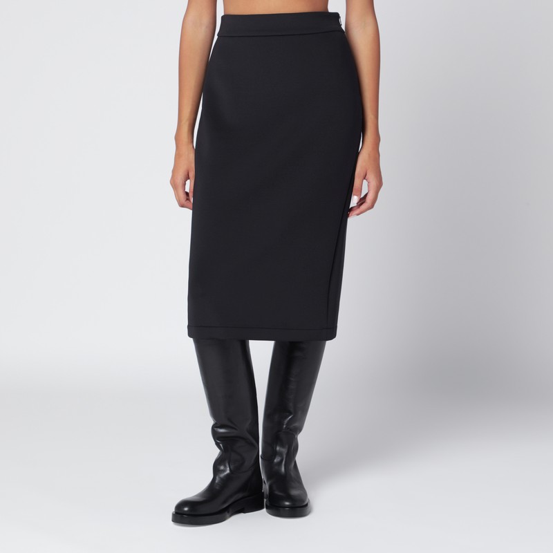 Black pencil skirt
