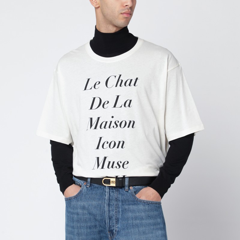 Ivory Le Chat De La Maison Icon Muse Anti Hero T-shirt