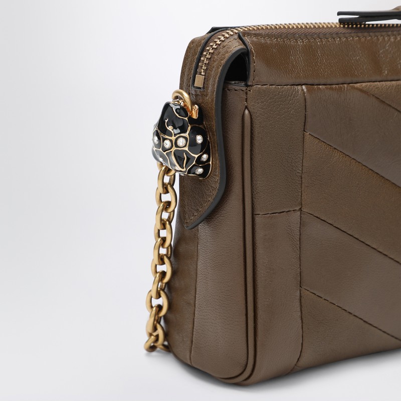 Valentino Small Panthea Shoulder Bag In Tundra In Green