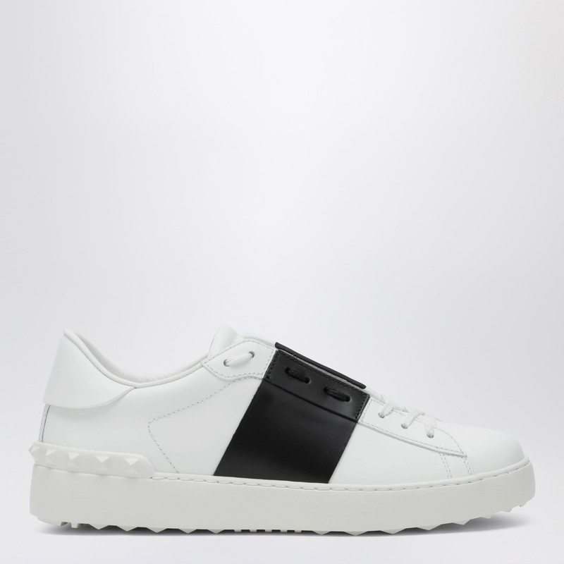 White and black Open sneakers