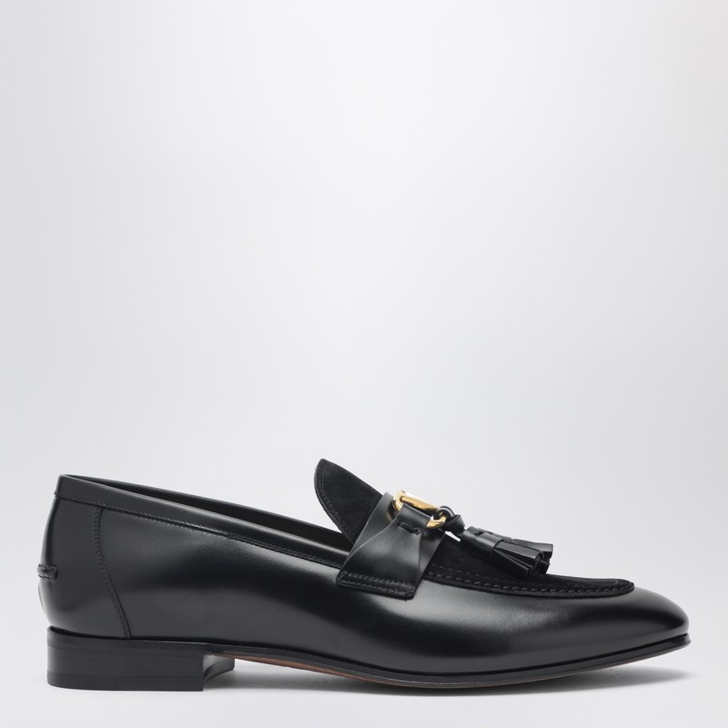 Vaniteux loafer in calfskin and split leather