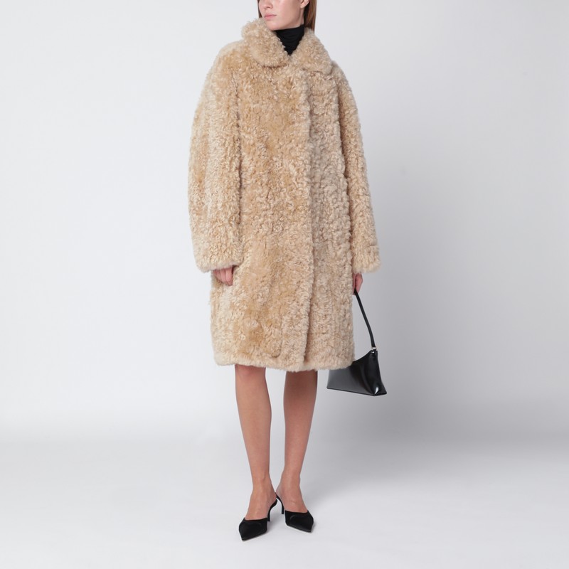 Sword 6.6.44 Peach Fur With Leather Lining In Sand