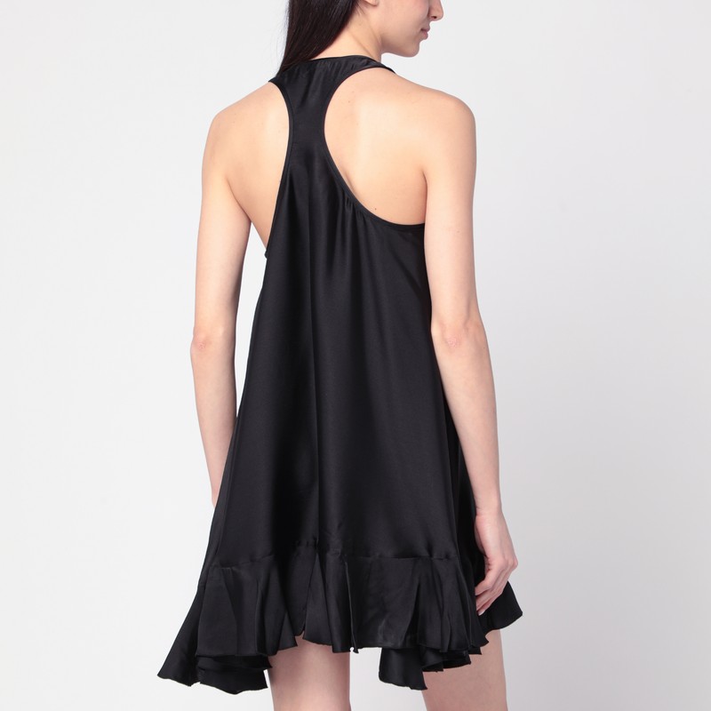 Anine Bing Lilith Silk-blend Mini Dress