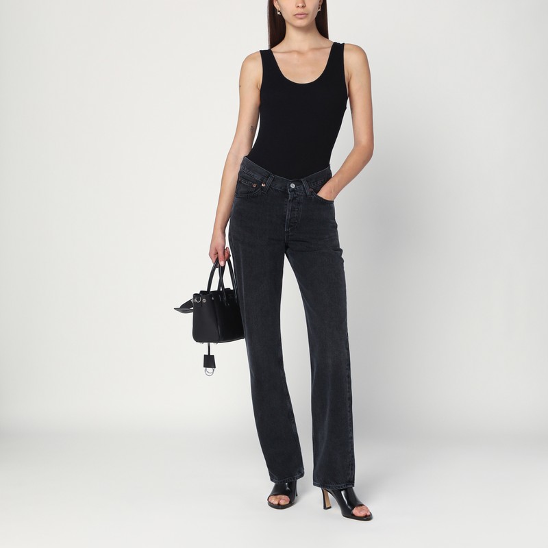 インナー・ルームウェアその他 ANINE BING SS25 GINNY BODY (A0810672GRM5 GREY MELAN) Gray Ginny Bodysuit by ANINE BING on Sale