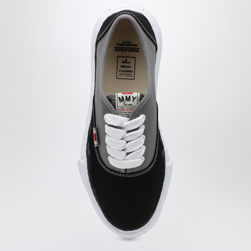 Miharayasuhiro Maison Mihara Yasuhiro Baker Og Sneakers In Black/grey Canvas In Black