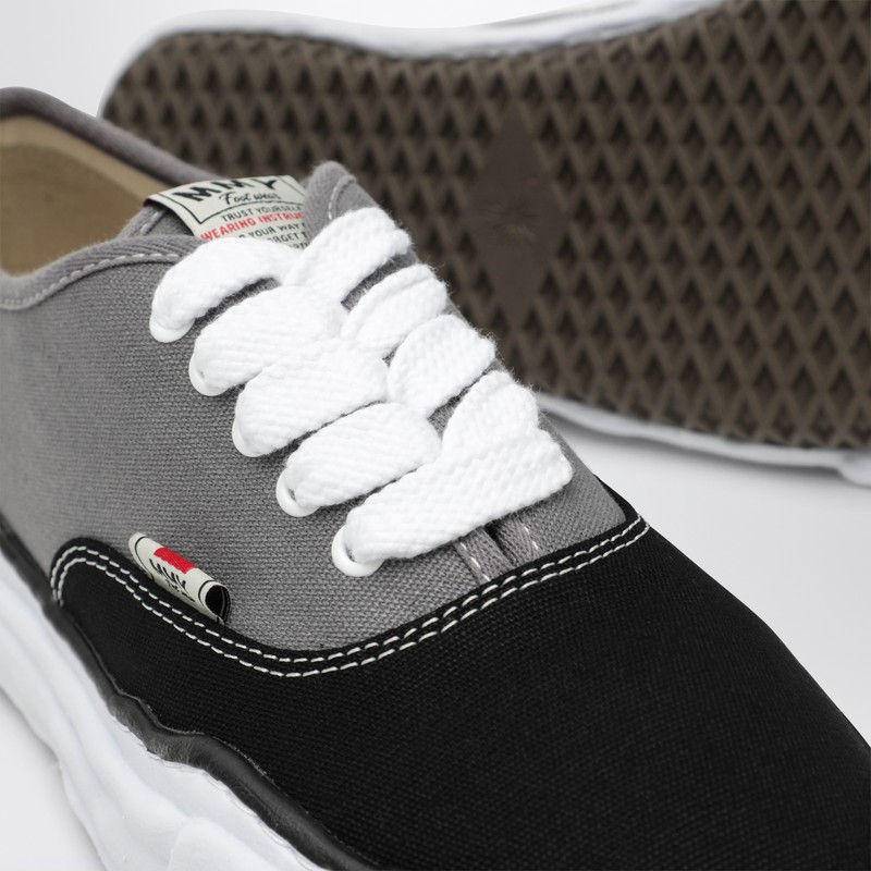 Miharayasuhiro Maison Mihara Yasuhiro Baker Og Sneakers In Black/grey Canvas In Black