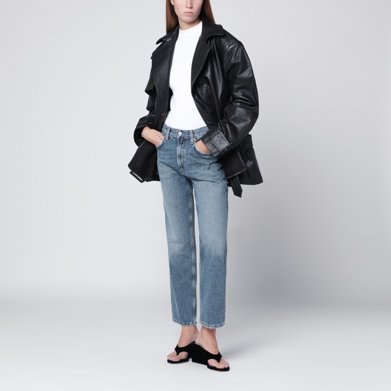 Agolde Denim Straight-leg Jeans In Blue