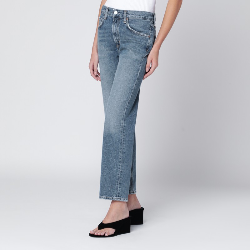 Agolde Denim Straight-leg Jeans In Blue