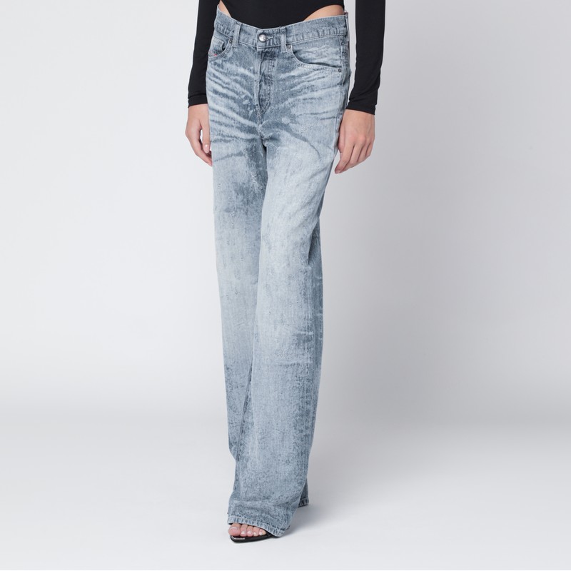 Diesel 1971 D-sent Light Blue Regular-fit Jeans In Blue