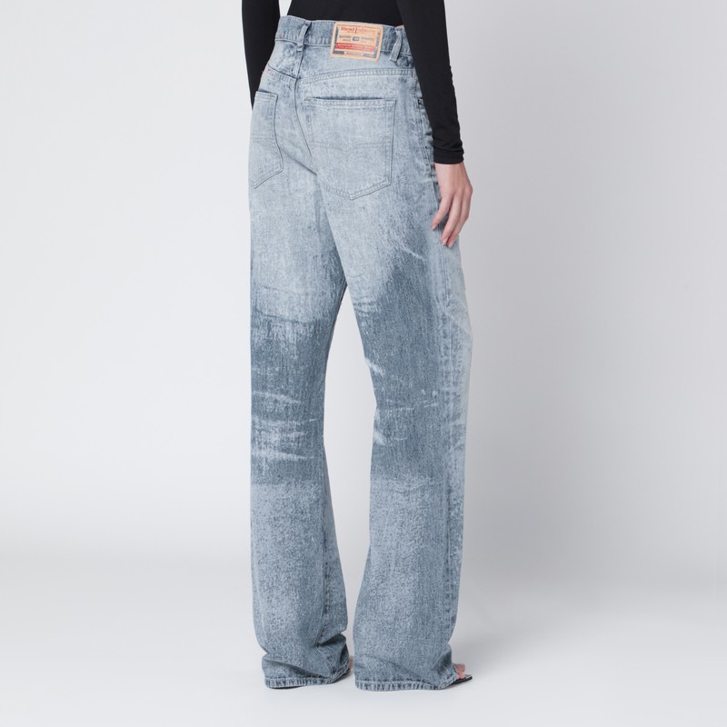 Diesel 1971 D-sent Light Blue Regular-fit Jeans In Blue