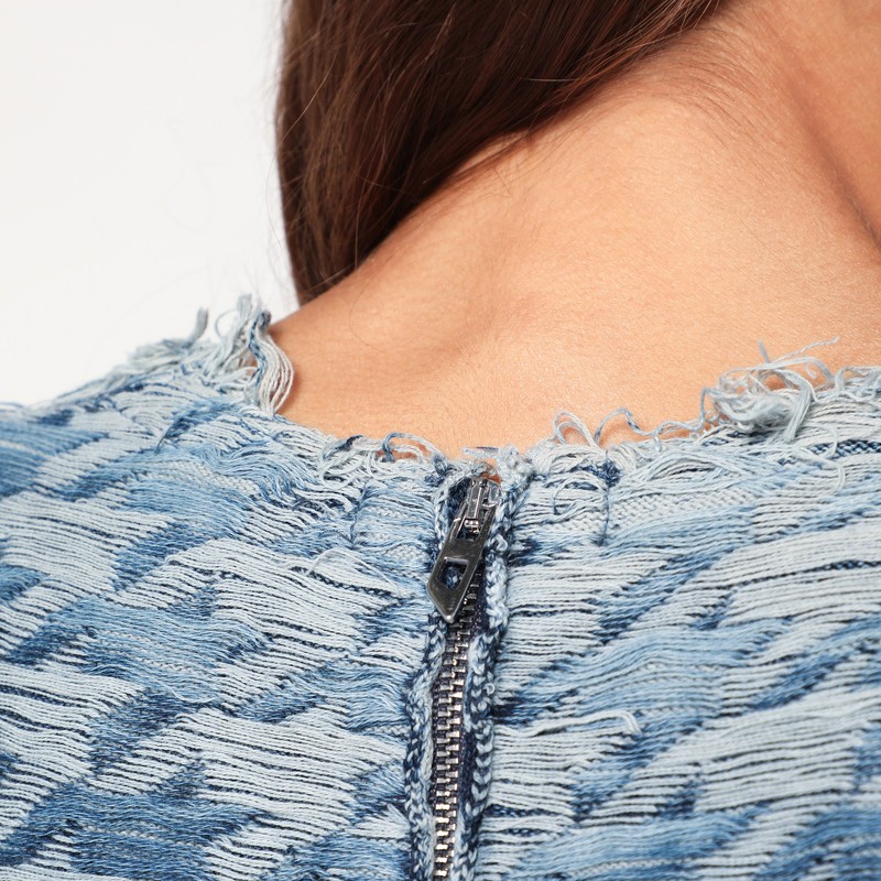 Diesel "m-halma" Dress In Blue