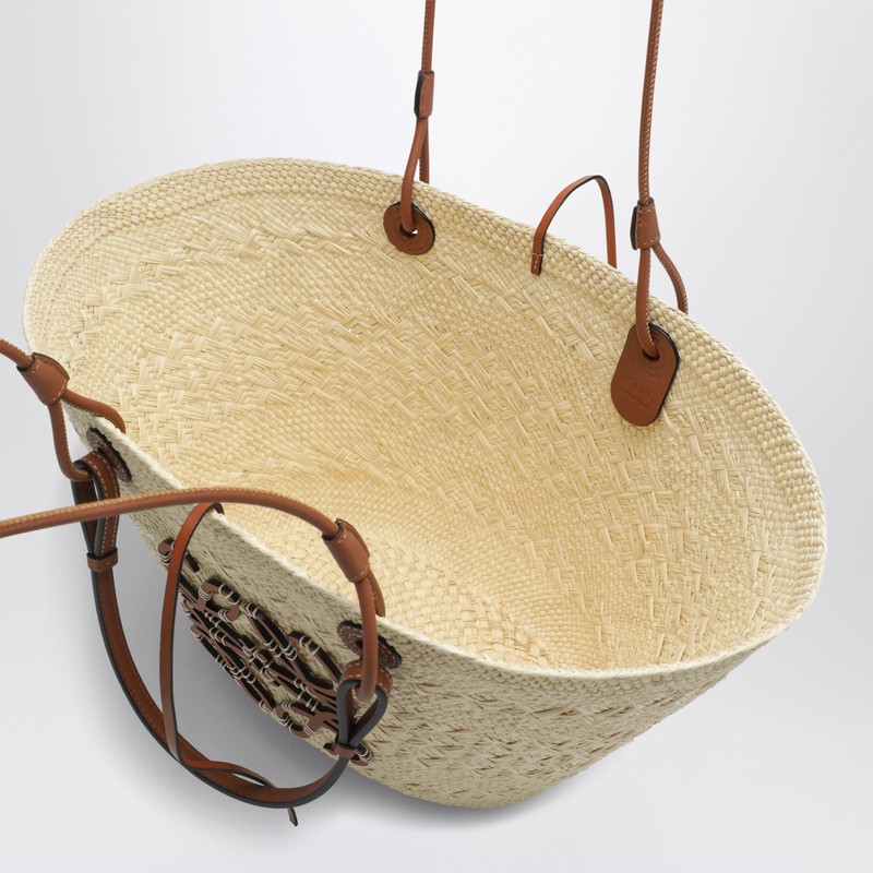 Loewe Medium Anagram Basket Bag In Natural/tan In Neutral