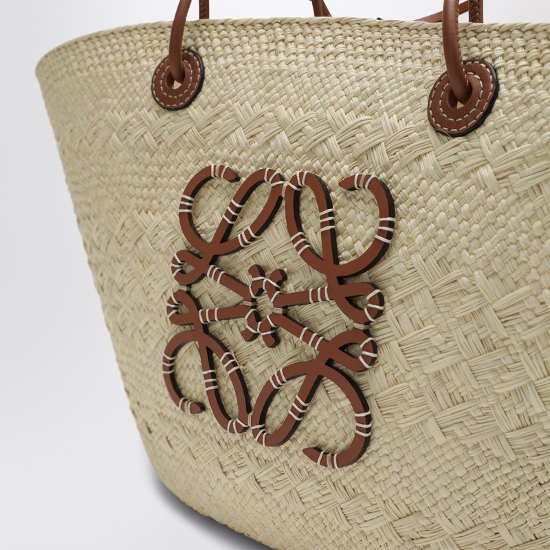Loewe Medium Anagram Basket Bag In Natural/tan In Neutral