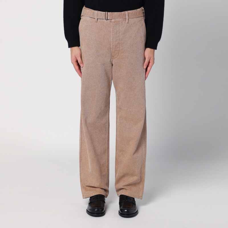 Light brown cotton trousers