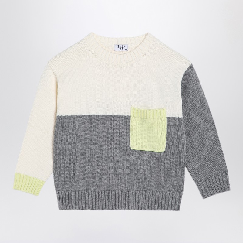 Il Gufo Colour-block Jumper In Multicolor