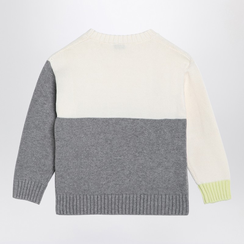 Il Gufo Colour-block Jumper In Multicolor
