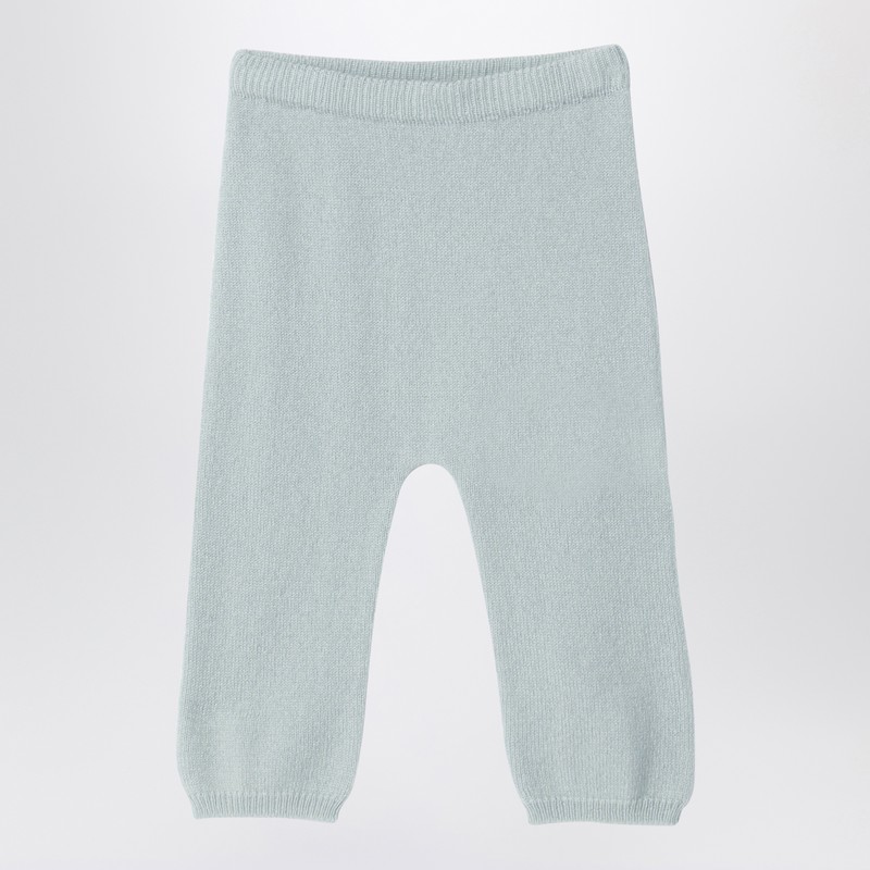 Light green wool leggings