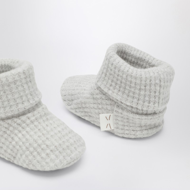 Teddy & Minou Two-piece Set In Pumice Colour In Gray