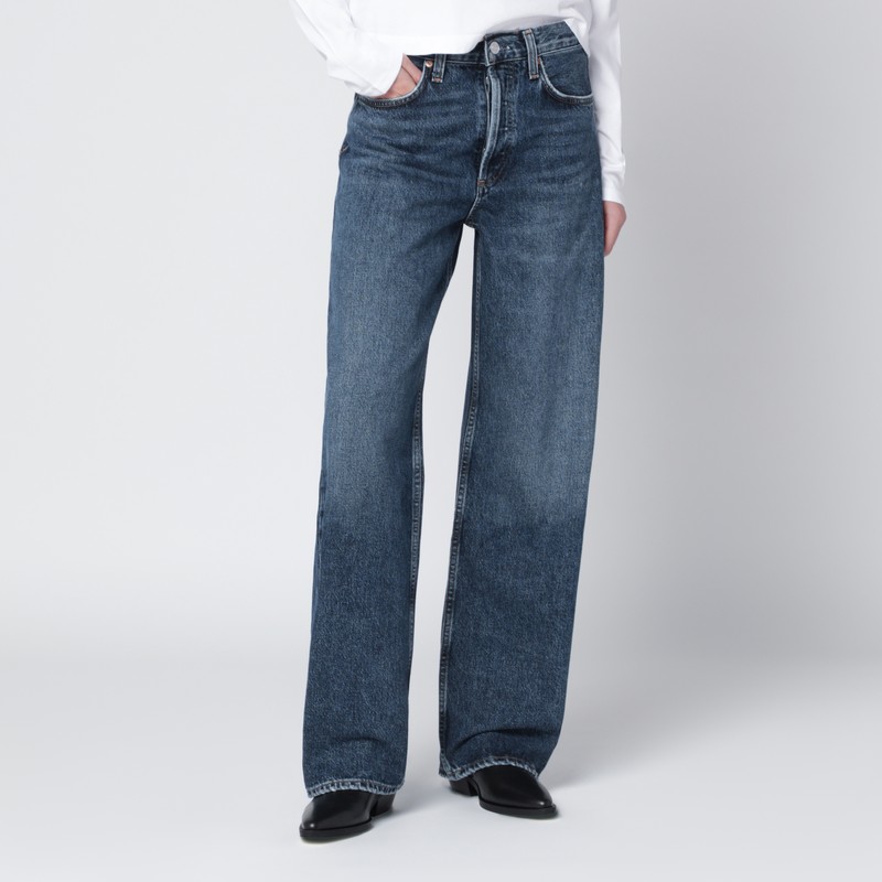 Agolde Blue Regenerated Denim Jeans