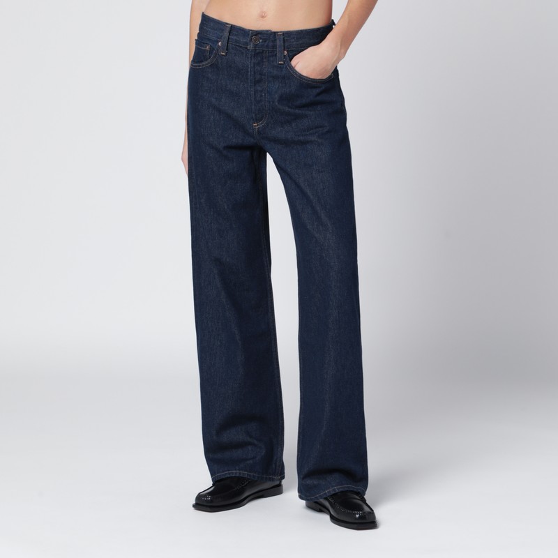Rinse dark indigo jeans