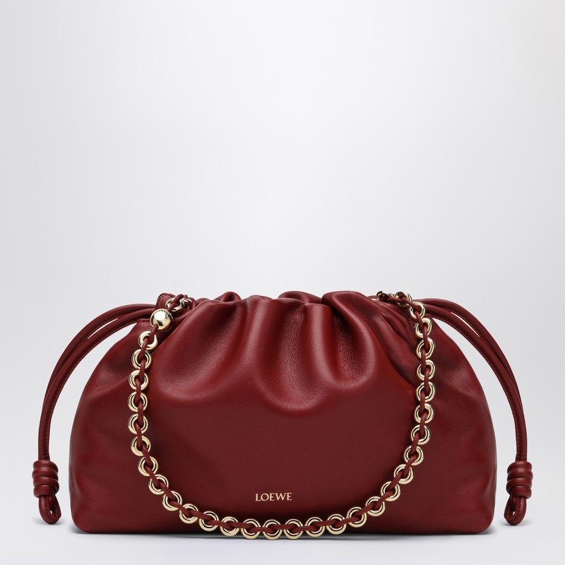 Flamenco Purse red leather bag - Loewe - Modalova