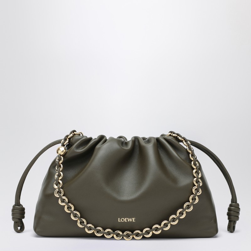 Medium Flamenco Purse bag Dark Khaki
