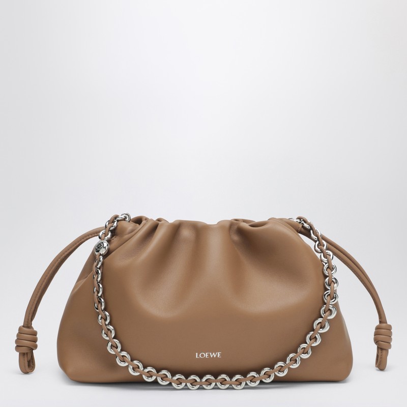 Loewe Medium Flamenco Purse Bag In Moca Leather In Brown