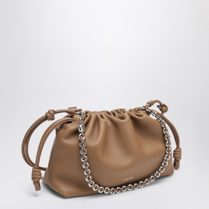 Loewe Medium Flamenco Purse Bag In Moca Leather In Brown