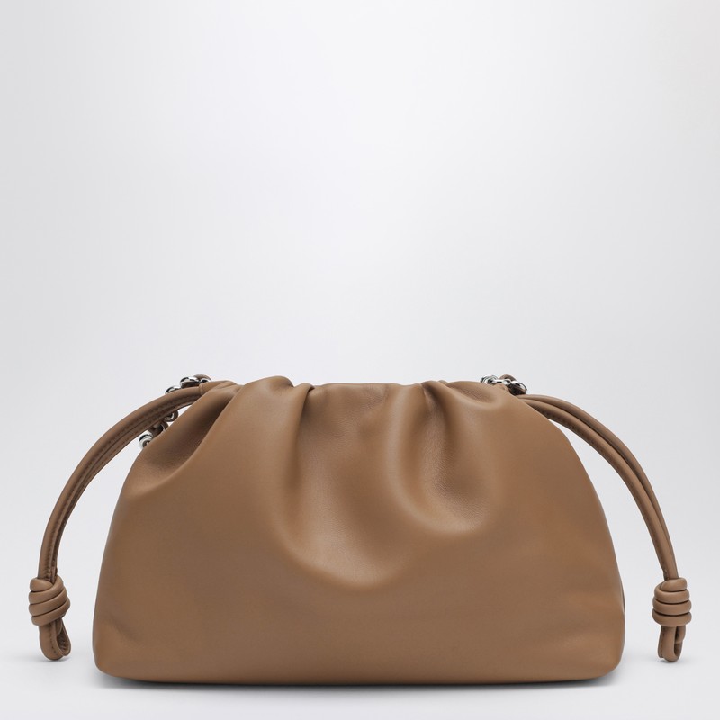 Loewe Medium Flamenco Purse Bag In Moca Leather In Brown