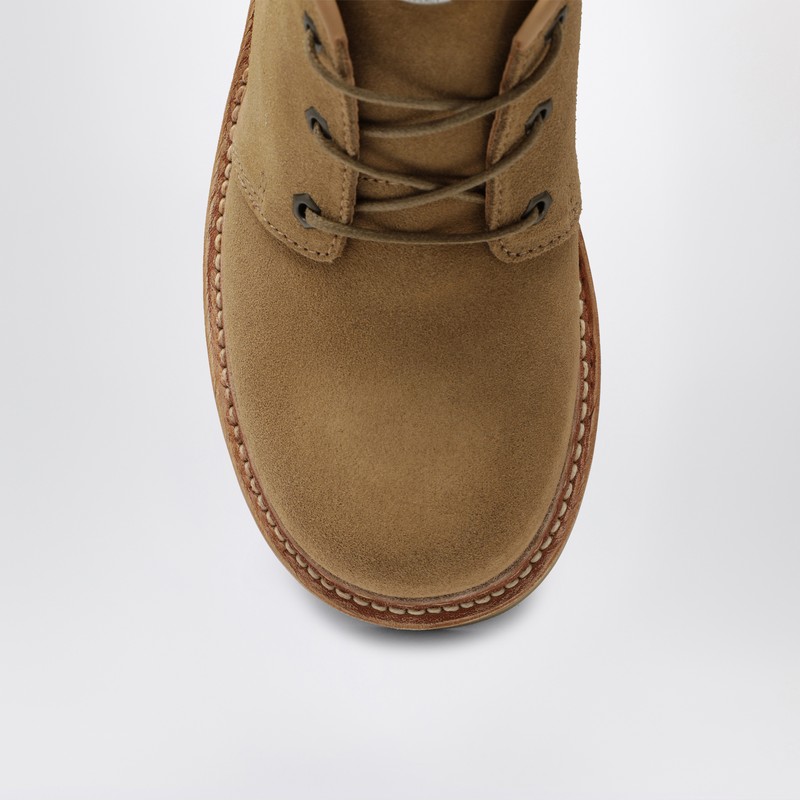 Our Legacy Beige Suede Chukka Ankle Boots In Brown