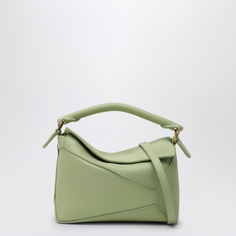 Puzzle mini light green bag