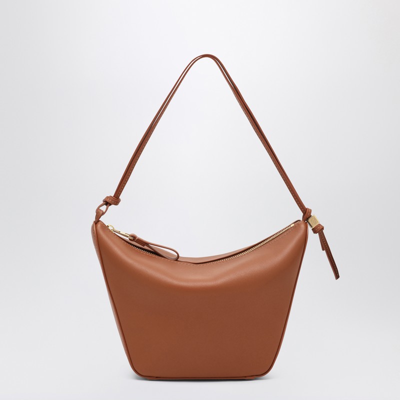 Loewe Hammock Hobo Bag Mini Brown In Brown