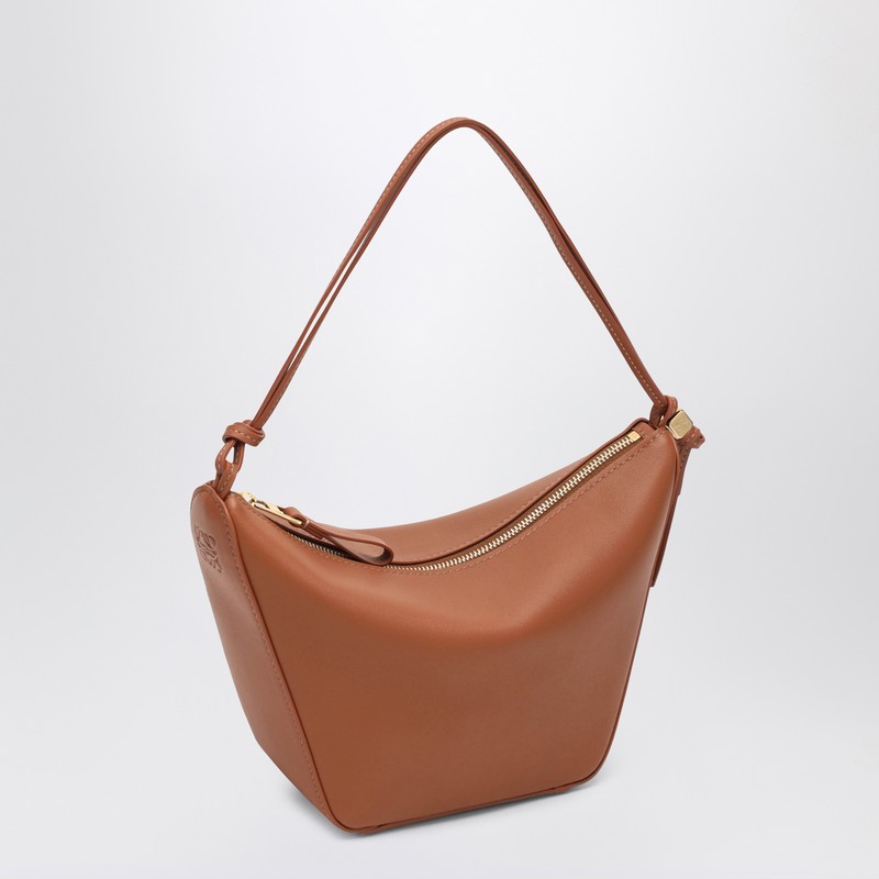 Loewe Hammock Hobo Bag Mini Brown In Brown