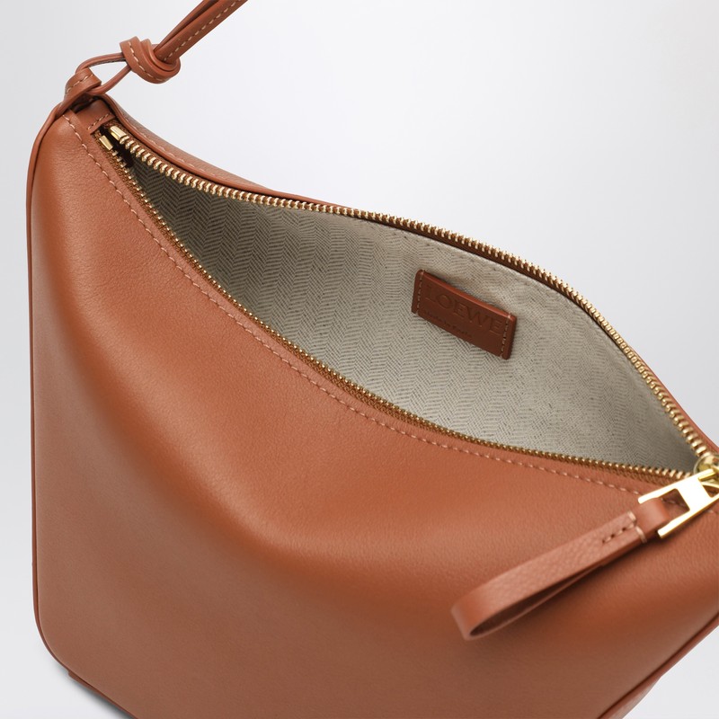 Loewe Hammock Hobo Bag Mini Brown In Brown