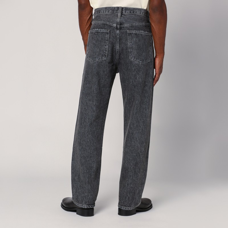 Agolde Washed-effect Grey Jeans In Grey