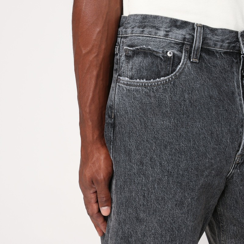 Agolde Washed-effect Grey Jeans In Grey