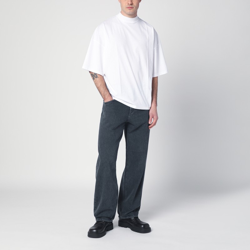 Agolde Low-slung Baggy Jeans In Black