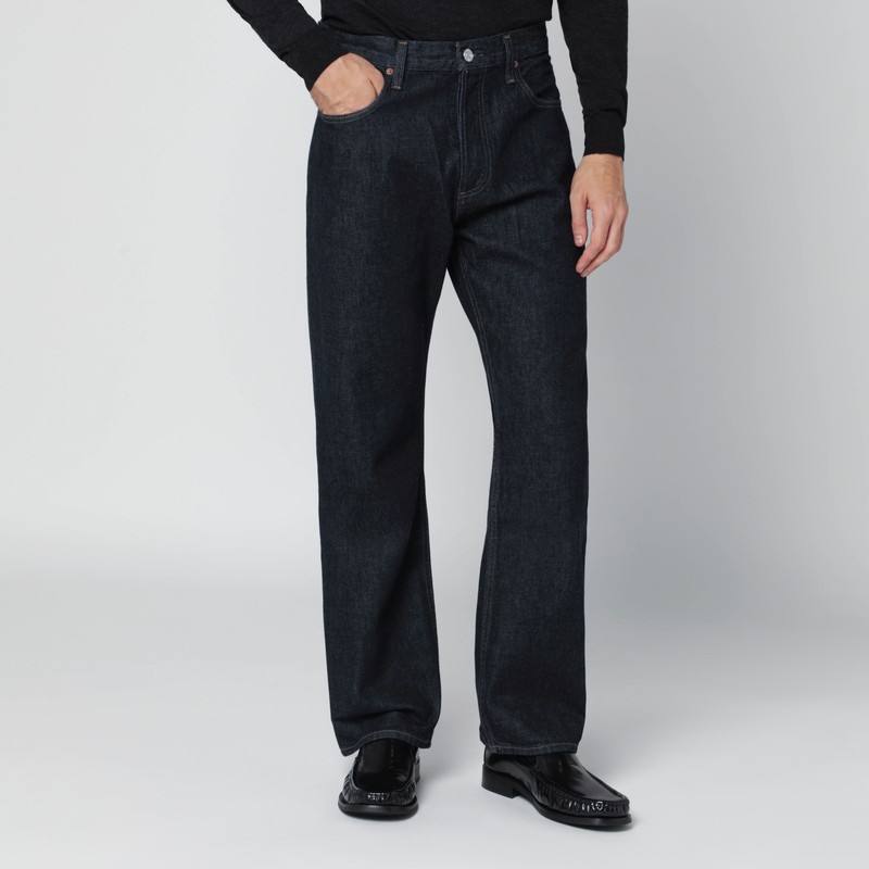 Dark blue regular jeans