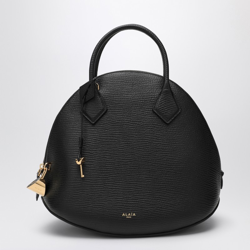Dome 32 black leather bag
