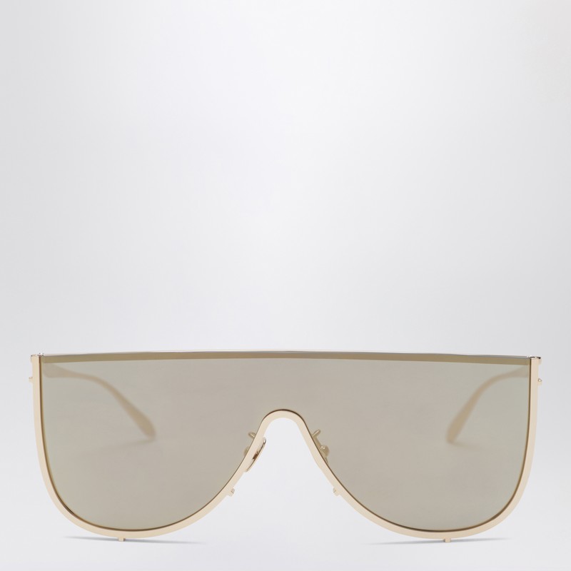 Metal mask-style sunglasses