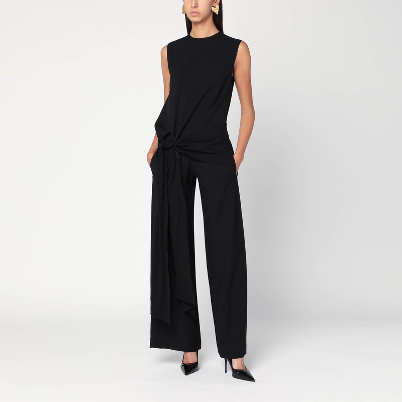 Full jumpsuit with a belt at the waist - Alaïa - Modalova