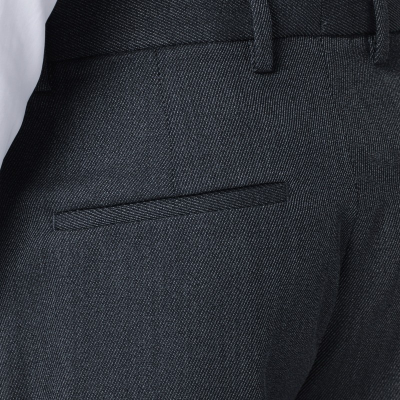 Lardini Wide Grey Trousers In Gray